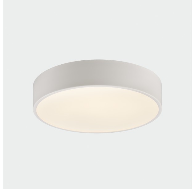 Dins Lubinis šviestuvas %D8320 mm Balta RAL 9016, LED 24W 2520lm, CRI90 CL.II IP44, 2700K-3000K-4000K Slankusis jungiklis, Dim. DALI/Push, MULTI-PACK, ON-DEMAND **