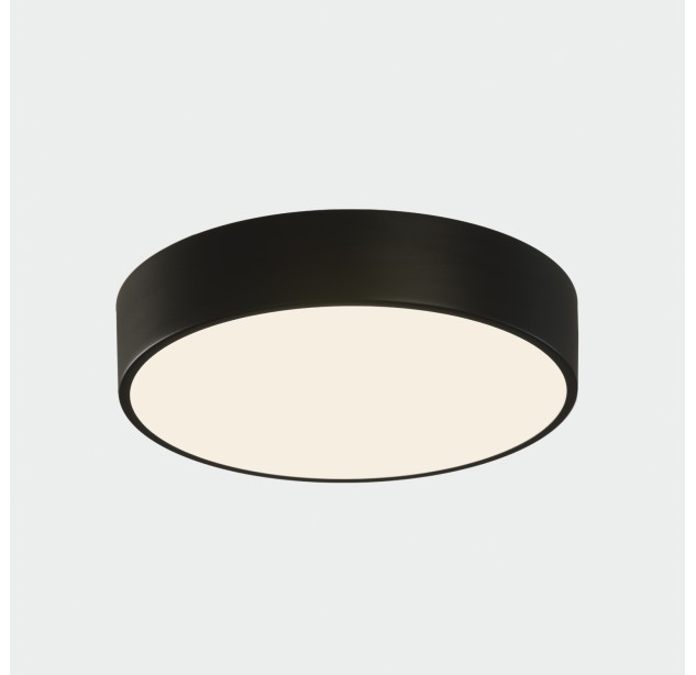 Dins Lubinis šviestuvas %D8320 mm Matinis juodas, LED 24W 2520lm, CRI90 CL.II IP44, 2700K-3000K-4000K Slankusis jungiklis, Dim. DALI/Push, MULTI-PACK, ON-DEMAND **