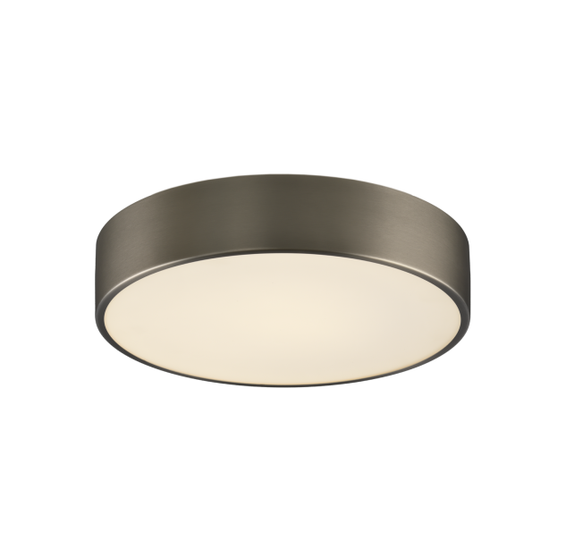 Dins Lubinis šviestuvas %D8320 mm Nikelis matinis, LED 24W 2520lm, CRI90 CL.II IP44, 2700K-3000K-4000K Slankusis jungiklis, Dim. Triac, MULTI-PACK, ON-DEMAND **