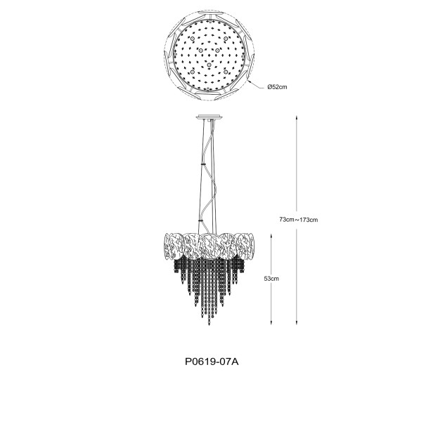 Pakabinamas šviestuvas ASTRA 28 G9 W ZALEŻNOŚCI OD ŻARÓWKI P0619-07A-K4K4 Pakabinamas šviestuvas ASTRA 28 G9 W ZALEŻNOŚCI OD ŻARÓWKI P0619-07A-K4K4