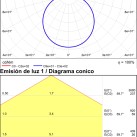 „Moon“ lubinis šviestuvas %D8500 mm Opalas, LED 36 W 4000 lm, CRI90 CL.II IP44, 2700 K–3000 K–4000 K slankusis jungiklis, MULTI-PACK