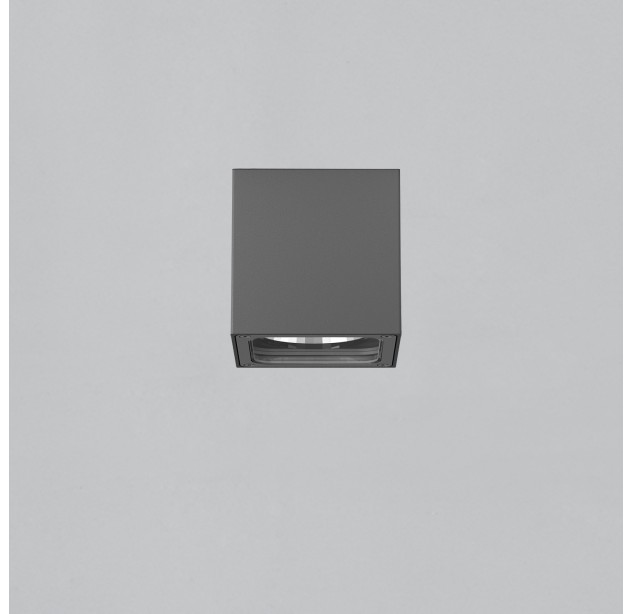 Hamal lubinis šviestuvas, tekstūruotas antracito spalvos, LED COB 10 W, 3000 K, 860 lm, CRI 80, CL.I, IP65, dim. Triac, ON-DEMAND **