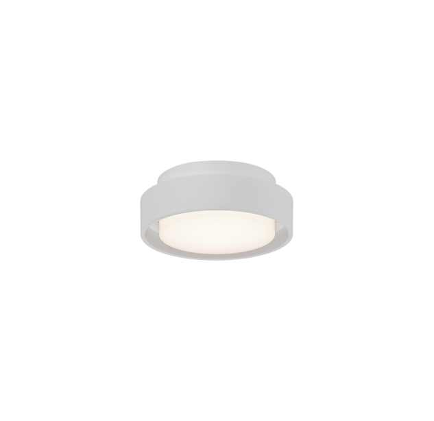 Kuma lubinis šviestuvas 2082/16 tekstūruotas baltas, LED 10 W 630 lm, CRI90 CL.I IP65, Kelvinas 2700 K–3000 K, slankusis jungiklis