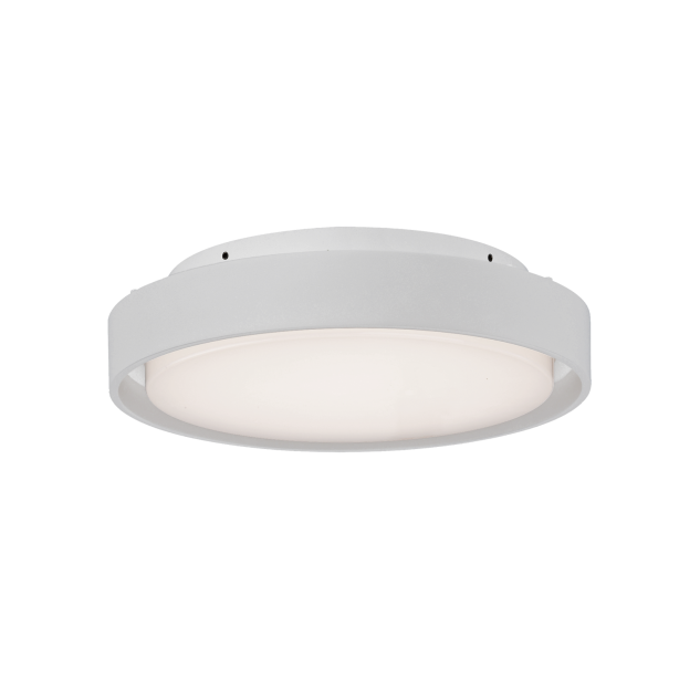 Kuma lubinis šviestuvas 2082/25 Tekstūruotas baltas, LED 14 W 1060 lm, CRI90 CL.I IP65, Kelvinas 2700 K–3000 K Slankusis jungiklis