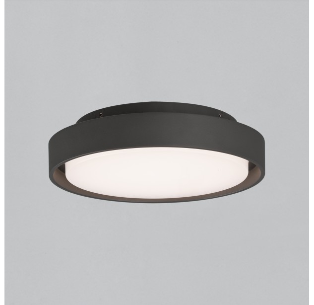 Kuma lubinis šviestuvas 2082/25 Tekstūruotas antracitas, LED 14 W 1060 lm, CRI90 CL.I IP65, Kelvinas 2700 K–3000 K Slankusis jungiklis
