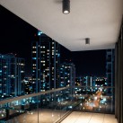 Nox lubinis šviestuvas 2092 tekstūruotas antracitas, LED 9 W, 2700 K, 900 lm, CRI 90, CL.I, IP65