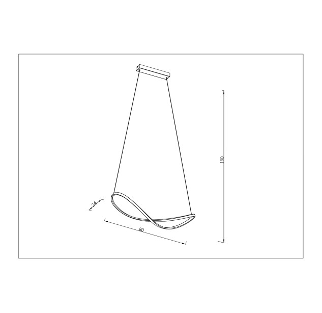 Pakabinamas šviestuvas ROSENTRA 20 LED 3000 P241060001 Pakabinamas šviestuvas ROSENTRA 20 LED 3000 P241060001