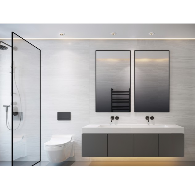 Hera Recessed 3554/8 Tekstūruota balta, LED GU10 8 W, CL.II IP54/IP20