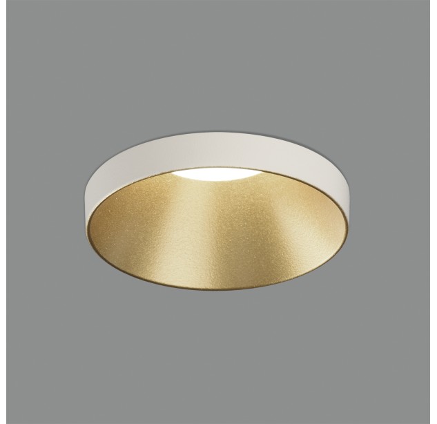 Einar Recessed 3558/8 Tekstūruota balta/Tech Gold, LED GU10 8 W, CL.II