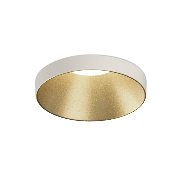 Einar Recessed 3558/8 Tekstūruota balta/Tech Gold, LED GU10 8 W, CL.II