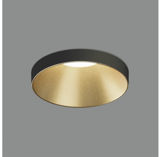 Einar Recessed 3558/8 Tekstūruota juoda/Tech Gold, LED GU10 8 W, CL.II