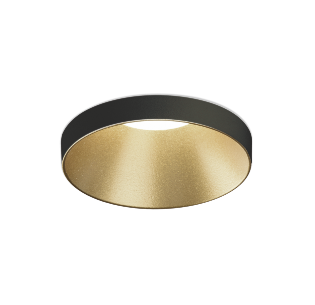 Einar Recessed 3558/8 Tekstūruota juoda/Tech Gold, LED GU10 8 W, CL.II