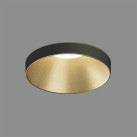 Einar Recessed 3558/8 Tekstūruota juoda/Tech Gold, LED GU10 8 W, CL.II