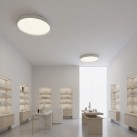Minsko lubinis šviestuvas 3758/40 Tekstūruotas baltas, LED 22 W 3225 lm, CRI90 CL.I, integruotas LED, 2700 K–3000 K–4000 K slankusis jungiklis, dim. DALI/Push, ON-DEMAND **