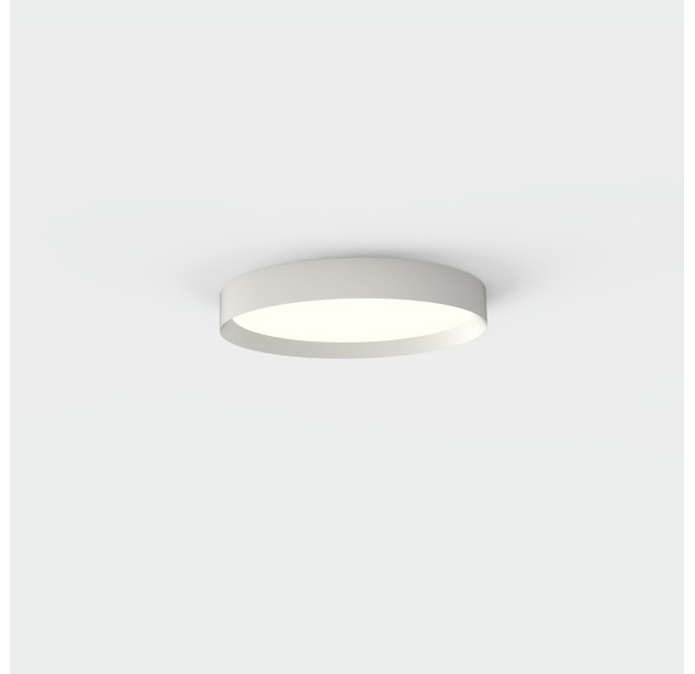 Minsko lubų šviestuvas 3758/40 Tekstūruotas baltas, LED 22 W 3225 lm, CRI90 CL.I, integruotas LED, 2700 K–3000 K–4000 K slankusis jungiklis, dim. Triac, ON-DEMAND **