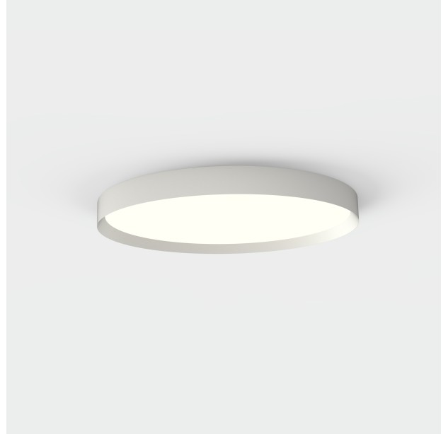 Minsko lubinis šviestuvas 3758/60, tekstūruotas baltas, LED 39 W, 6050 lm, CRI 90, CL.I, integruotas LED, 2700 K–3000 K–4000 K, slankusis jungiklis