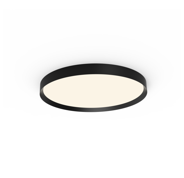 Minsk Lubinis šviestuvas 3758/60 Tekstūruotas juodas, LED 39 W 6050 lm, CRI90 CL.I, integruotas LED, 2700 K–3000 K–4000 K slankusis jungiklis