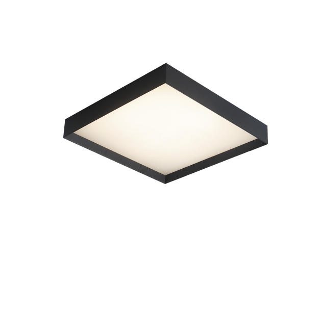 Miuncheno lubinis šviestuvas 3759/40, tekstūruotas juodas, LED 22 W, 3225 lm, CRI 90, CL.I, integruotas LED, 2700 K–3000 K–4000 K slankusis jungiklis, dimeriavimas DALI/Push, ON-DEMAND **