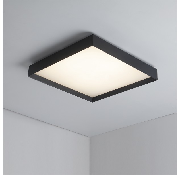 Miuncheno lubų šviestuvas 3759/60, tekstūruotas juodas, LED 68 W, 8465 lm, CRI 90, CL.I, integruotas LED, 2700 K–3000 K–4000 K slankusis jungiklis, dimeriavimas DALI/Push, ON-DEMAND **