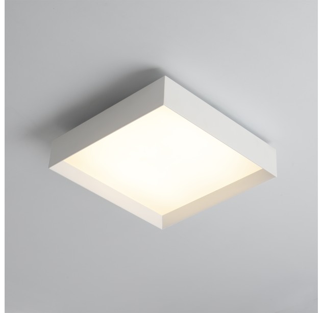Miuncheno lubų šviestuvas 3759/30 Tekstūruotas baltas, LED 18 W 2520 lm, CRI90 CL.I, integruotas LED, 2700 K–3000 K–4000 K slankusis jungiklis, dim. DALI/Push, ON-DEMAND **