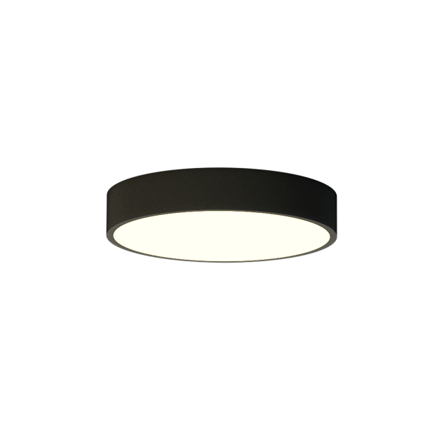 London Lubinis šviestuvas 3760/30 Tekstūruotas juodas, LED 18 W 2520 lm, CRI90 CL.I, integruotas LED, 2700 K–3000 K–4000 K slankusis jungiklis