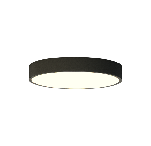London Lubinis šviestuvas 3760/40 Tekstūruotas juodas, LED 22 W 3225 lm, CRI90 CL.I, integruotas LED, 2700 K–3000 K–4000 K slankusis jungiklis, dim. DALI/Push, ON-DEMAND **