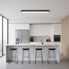 Turin Lubinis šviestuvas 3761/30 Tekstūruotas juodas, LED 18 W 2520 lm, CRI90 CL.I, integruotas LED, 2700 K–3000 K–4000 K slankusis jungiklis