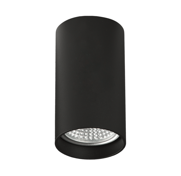 Zoom Lubinis šviestuvas 3764/10 Tekstūruotas juodas, LED GU10 8 W, CL.I