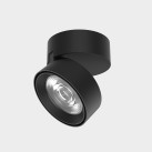 Mako lubinis šviestuvas 3843/9 Tekstūruotas juodas, LED COB 20 W 3000 K 1875 lm, CRI90 CL.I, integruotas LED, reguliuojamas