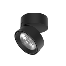 Mako lubinis šviestuvas 3843/9 Tekstūruotas juodas, LED COB 20 W 3000 K 1875 lm, CRI90 CL.I, integruotas LED, dim. Triac, reguliuojamas, ON-DEMAND **