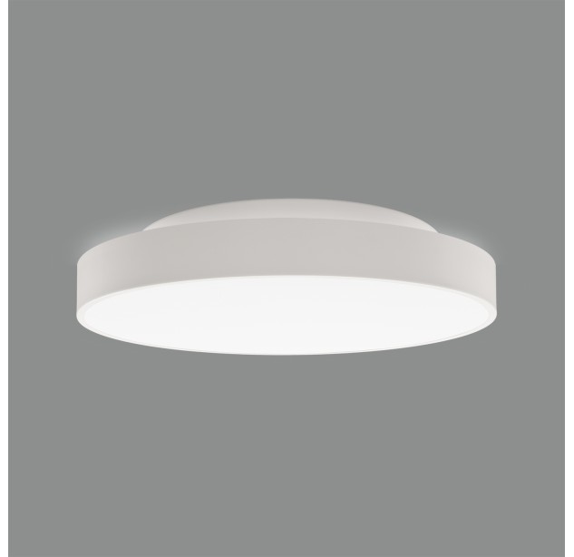 Lisboa Lubinis šviestuvas 3851/60 Tekstūruotas baltas, LED 54 W 4849 lm + 7,5 W 1188 lm, CRI90 CL.I, integruotas LED, 3000 K–4000 K slankusis jungiklis, dim. DALI/Push, ON-DEMAND **