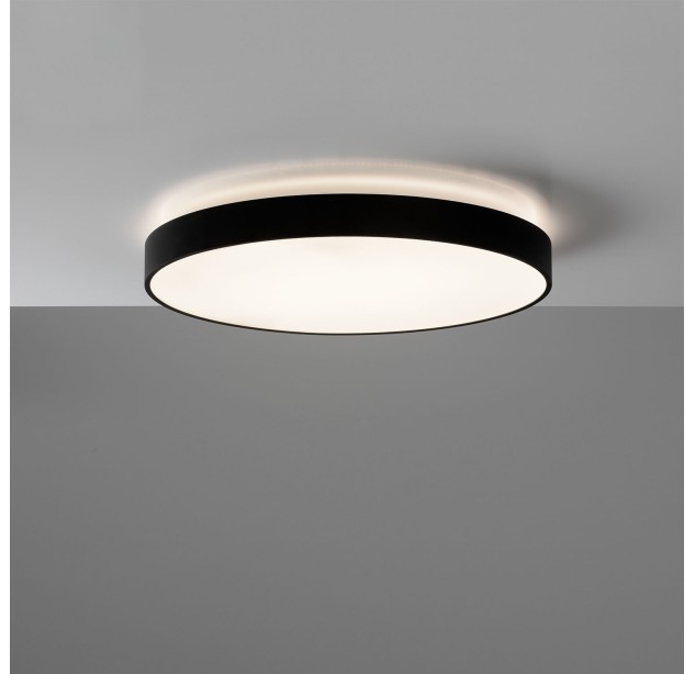 Lisboa Lubinis šviestuvas 3851/60 Tekstūruotas juodas, LED 54 W 4849 lm + 7,5 W 1188 lm, CRI90 CL.I, integruotas LED, 3000 K–4000 K slankusis jungiklis, dim. DALI/Push, ON-DEMAND **