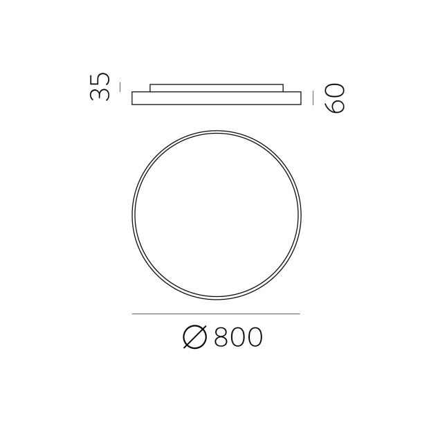 Lisboa Lubinis šviestuvas 3851/80 Tekstūruotas juodas, LED 76 W 6890 lm + 10,5 W 1267 lm, CRI90 CL.I, integruotas LED, 3000 K–4000 K slankusis jungiklis