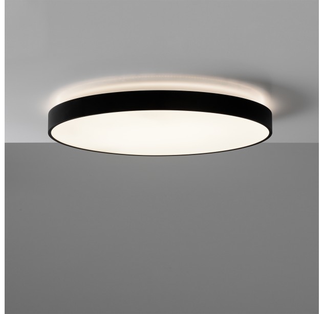 Lisboa Lubinis šviestuvas 3851/80 Tekstūruotas juodas, LED 76 W 6890 lm + 10,5 W 1267 lm, CRI90 CL.I, integruotas LED, 3000 K–4000 K slankusis jungiklis, dim. Triac, ON-DEMAND **