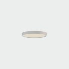 Koe lubinis šviestuvas %D8230 mm, tekstūruotas baltas, LED 18 W, 2160 lm, CRI90, CL.II, IP43, 3000 K–4000 K, slankusis jungiklis