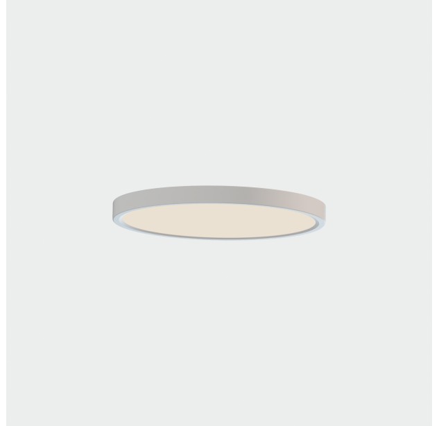 Koe lubinis šviestuvas %D8300mm tekstūruotas baltas, LED 24 W 2880 lm, CRI90 CL.II IP43, 3000 K–4000 K slankusis jungiklis