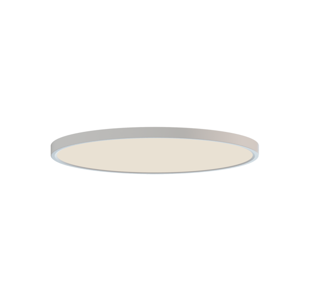 Koe lubinis šviestuvas %D8480 mm, tekstūruotas baltas, LED 36 W, 4400 lm, CRI 90, CL.II, IP43, 3000 K–4000 K, slankusis jungiklis