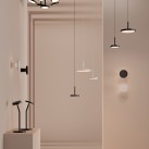 Corvus lubinis šviestuvas, tekstūruotas juodas, LED 6x7W 3000K 3660lm, CRI90 CL.I, dim. DALI/Push, ON-DEMAND **