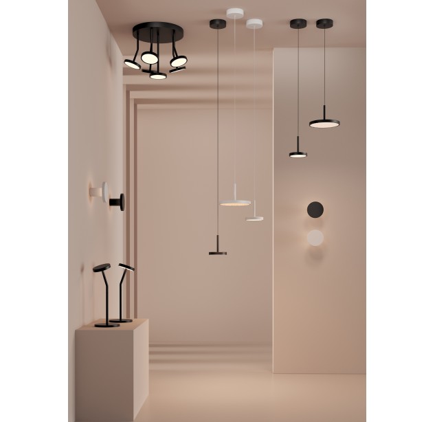 Corvus lubinis šviestuvas, tekstūruotas juodas, LED 6x7W 3000K 3660lm, CRI90 CL.I, dim. Triac, ON-DEMAND **