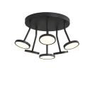 Corvus lubinis šviestuvas, tekstūruotas juodas, LED 6x7W 3000K 3660lm, CRI90 CL.I, dim. Triac, ON-DEMAND **