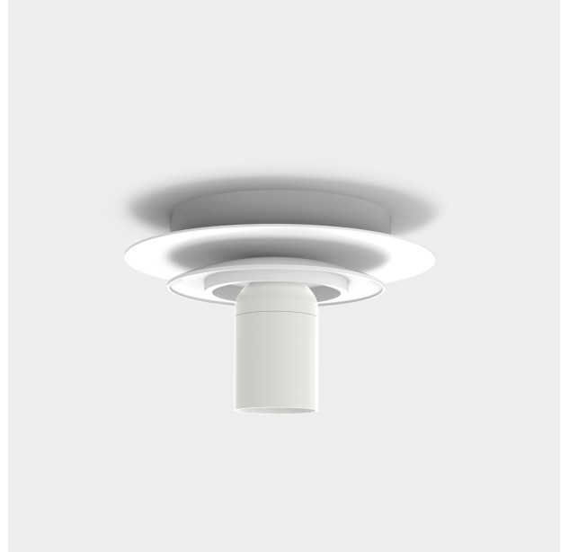 Parma lubinis šviestuvas „Smooth Matte White“, LED E27 15 W, CL.II IP44, be stiklinio gaubto
