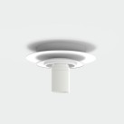 Parma lubinis šviestuvas „Smooth Matte White“, LED E27 15 W, CL.II IP44, be stiklinio gaubto