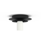Parma lubinis šviestuvas, matinė juoda, LED E27 15 W, CL.II IP44, be stiklinio gaubto
