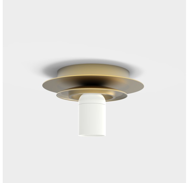 Parma lubinis šviestuvas, matinis antikinis auksas, LED E27 15 W, CL.II IP44, be stiklinio gaubto
