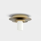 Parma lubinis šviestuvas, matinis antikinis auksas, LED E27 15 W, CL.II IP44, be stiklinio gaubto