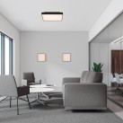 Oporto lubinis šviestuvas 3973/60 Tekstūruotas juodas, LED 65 W 6000 lm + 9 W 760 lm, CRI90 CL.I, integruotas LED, Kelvinas 2700 K–3000 K, slankusis jungiklis, dim. Triac, mikroprizminis difuzorius, ON-DEMAND **
