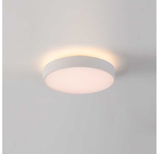 Roma Lubinis šviestuvas 3974/40 Tekstūruotas baltas, LED 35 W 2800 lm + 5 W 500 lm, CRI90 CL.I, integruotas LED, Kelvinas 2700 K–3000 K, slankusis jungiklis, dimerizatorius, mikroprizminis difuzorius, ON-DEMAND **