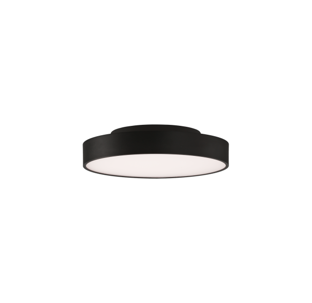 Roma Lubinis šviestuvas 3974/40 Tekstūruotas juodas, LED 35 W 2800 lm + 5 W 500 lm, CRI90 CL.I, integruotas LED, Kelvinas 2700 K–3000 K, slankusis jungiklis, mikroprizminis difuzorius