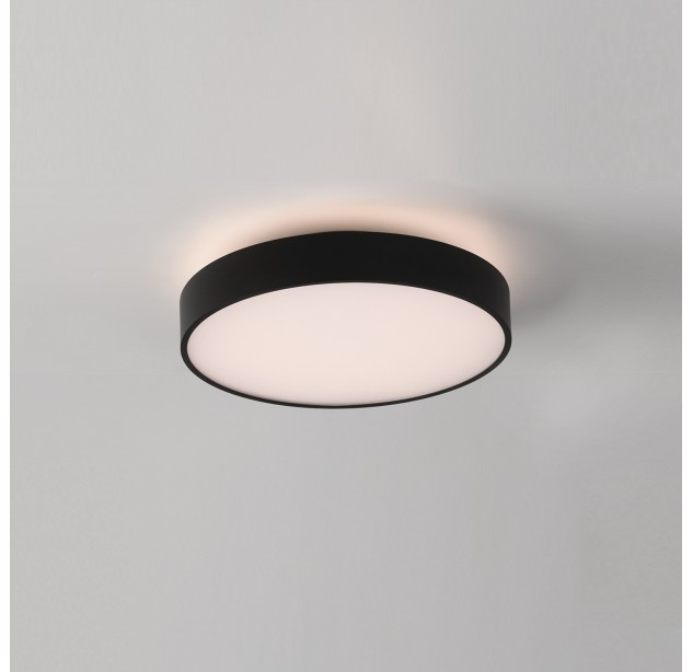 Roma Lubinis šviestuvas 3974/40 Tekstūruotas juodas, LED 35 W 2800 lm + 5 W 500 lm, CRI90 CL.I, integruotas LED, Kelvinas 2700 K–3000 K, slankusis jungiklis, dimerizavimas DALI/Push, mikroprizminis difuzorius, ON-DEMAND **