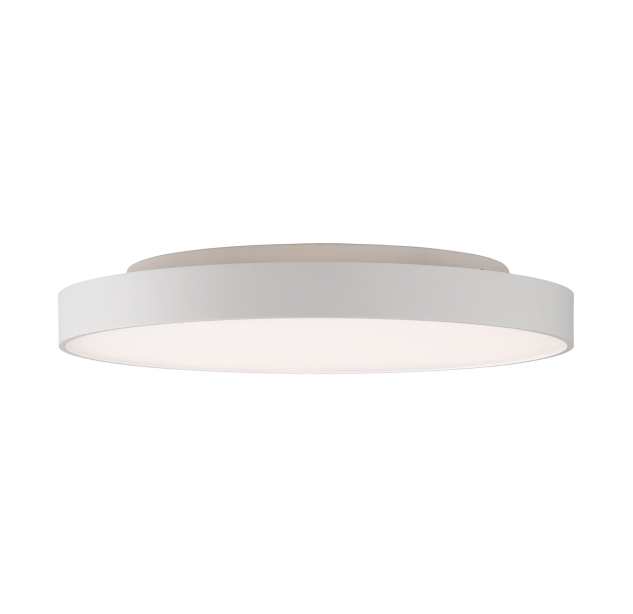 Roma Lubinis šviestuvas 3974/60 Tekstūruota balta, LED 65 W 6000 lm + 9 W 760 lm, CRI90 CL.I, integruotas LED, Kelvinas 2700 K–3000 K, slankusis jungiklis, mikroprizminis difuzorius